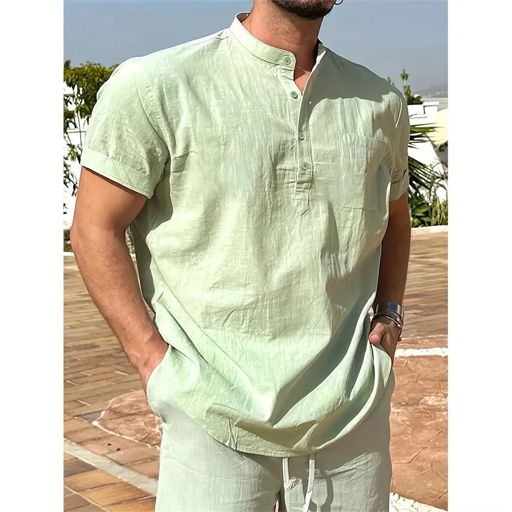 Sawyer | Men’s Henley Shirt for Summer-Ready Casuals