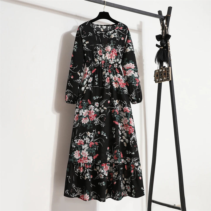 Raisa | Women’s Floral Dress with Button Front