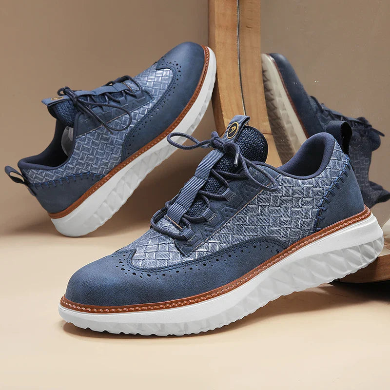 Axton | Men’s Trainers featuring Brogue-Style Structure