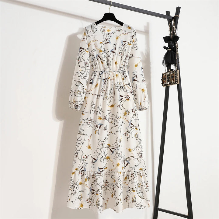 Raisa | Women’s Floral Dress with Button Front