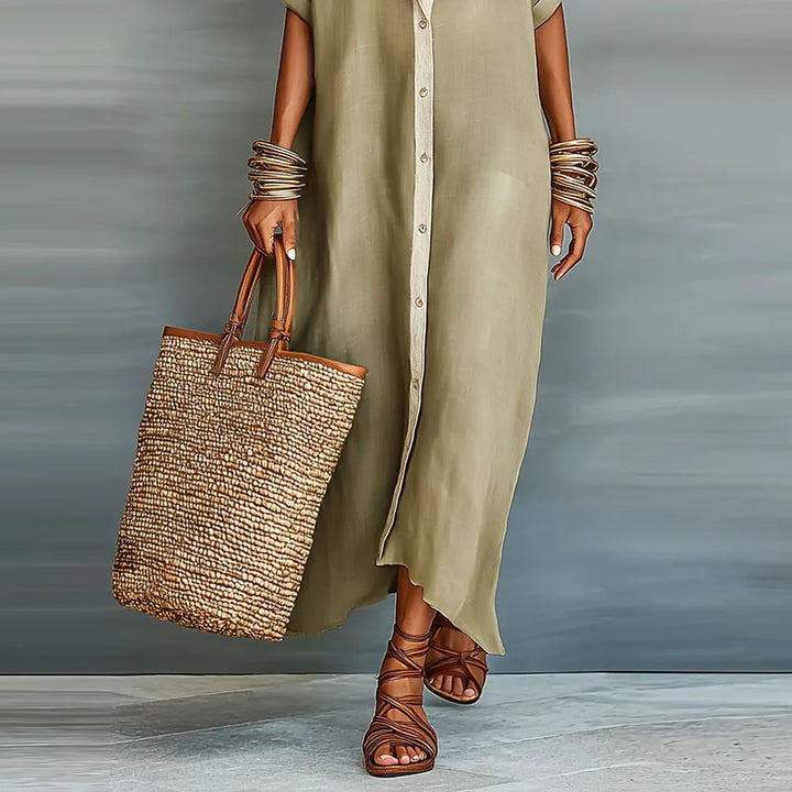 Zelda | Women’s Shirt Dress designed for Casual Warm-Day Outfits