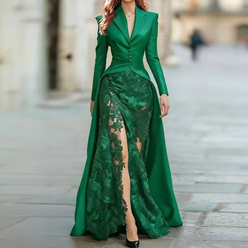 Wren | Women’s Blazer Maxi Dress for Statement Evening Wear