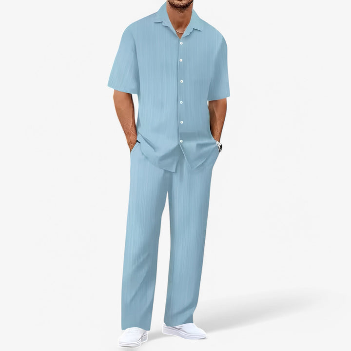Elric | Men’s Two-Piece Set designed for easy summer outfit