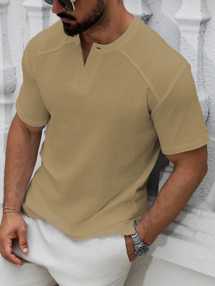 Elian | Men’s T-Shirt featuring a V-Notch Neck