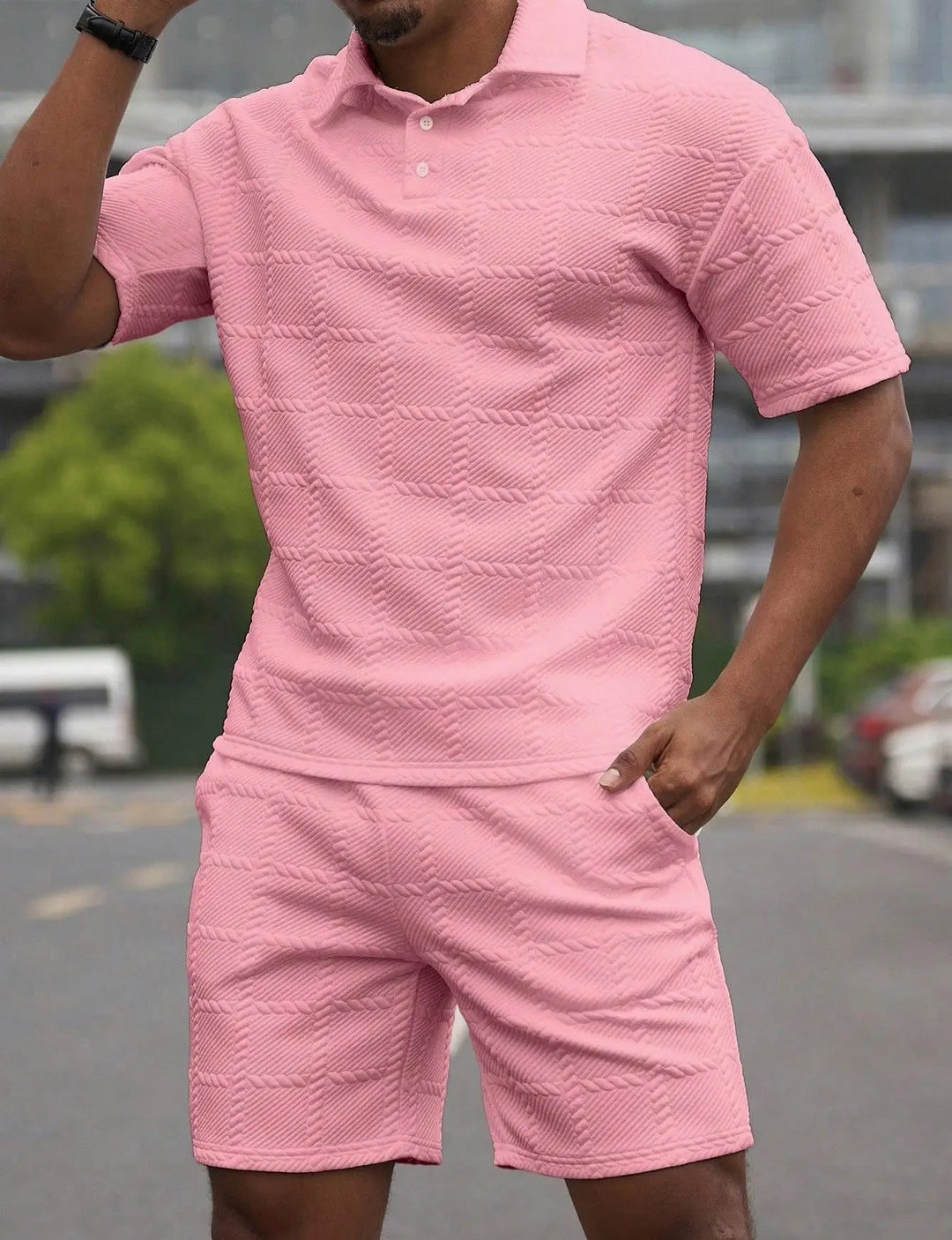 Kai | Men’s Polo Shirt and Shorts Set for Summer Comfort