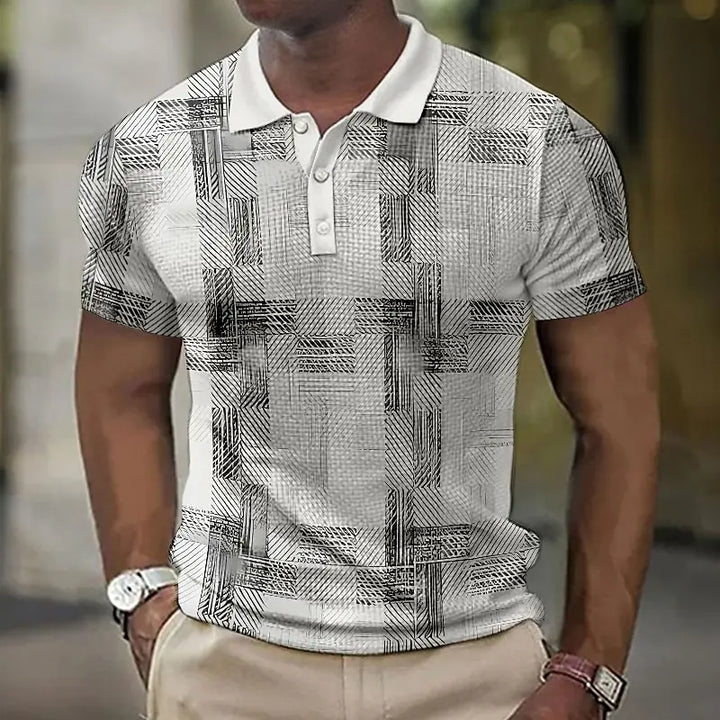 Dawson | Men’s Patterned Polo Shirt for Daily Outfit Ideas