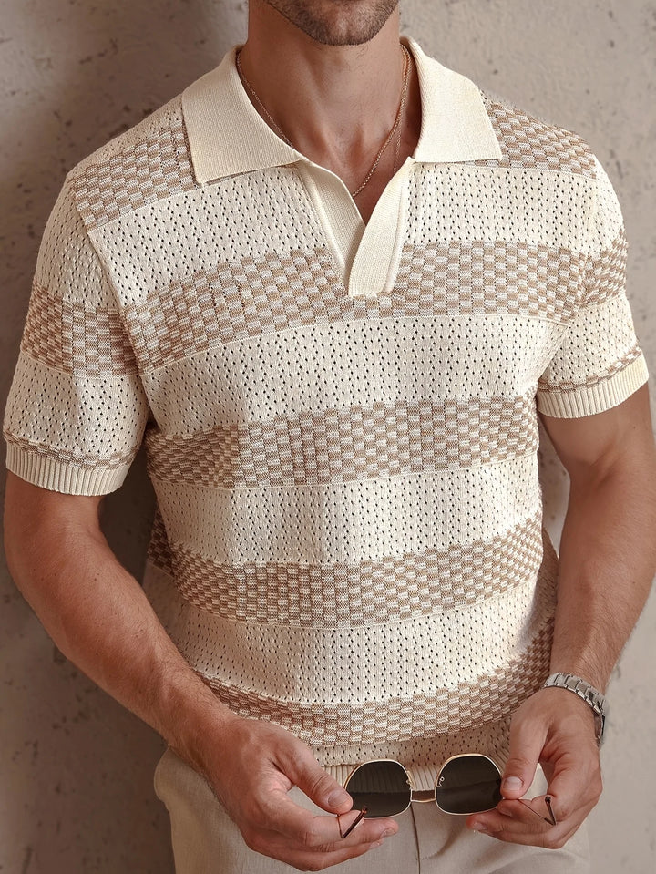 Orlando | Men’s Polo Shirt featuring a Striped Pattern