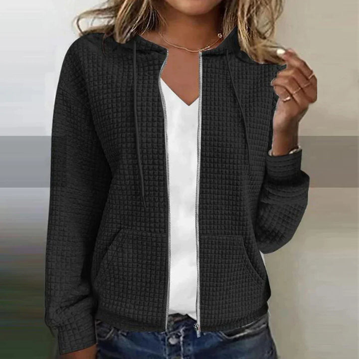 Briony | Women’s Zip-Up Hoodie with textured finish