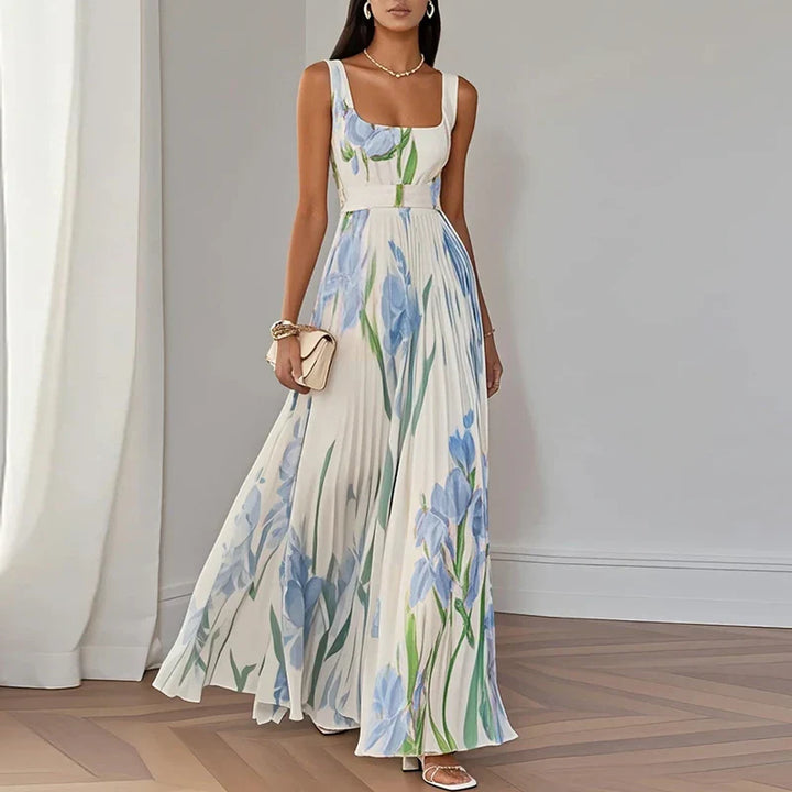 Farrah | Women’s Maxi Dress featuring a Pleated Skirt