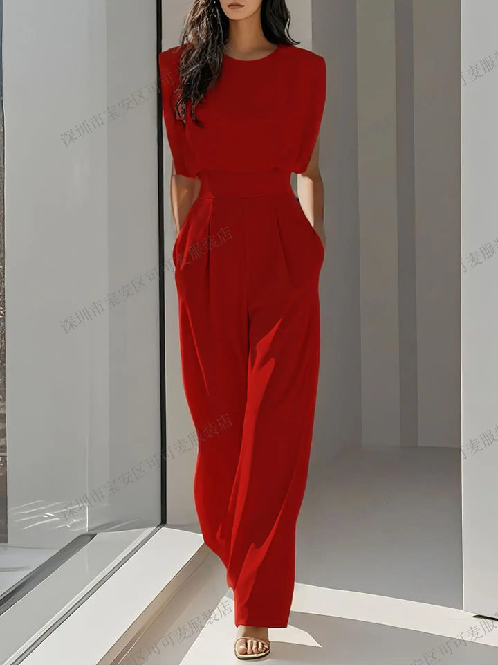 Polly | Women’s Sleeveless Jumpsuit for Modern Daily Composing