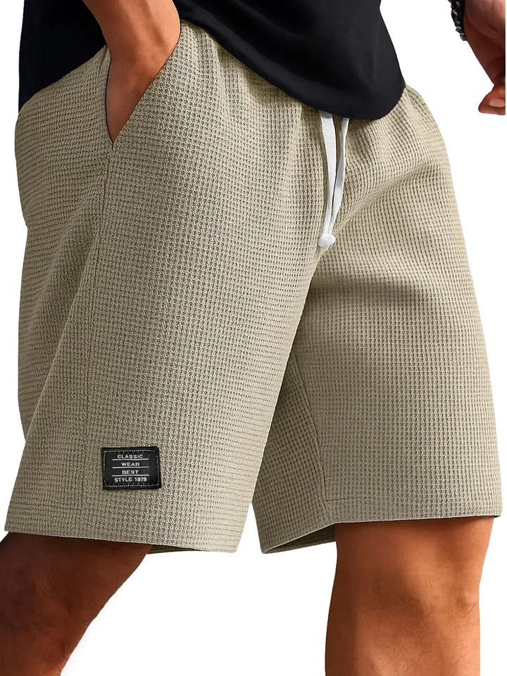 Rocco | Men’s Drawstring Shorts featuring Pattern Detail