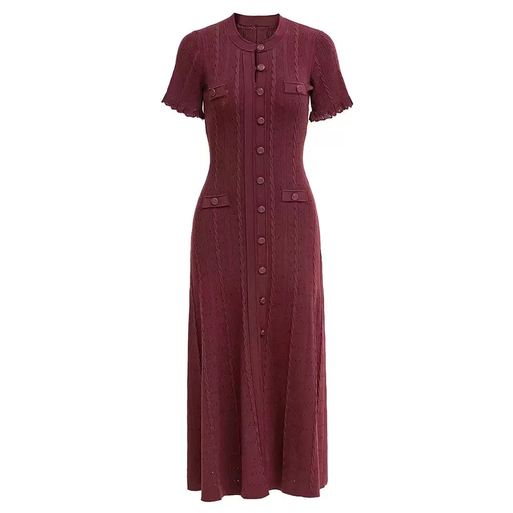 Orla | Women’s Button Front Midi Dress for Everyday Elegance