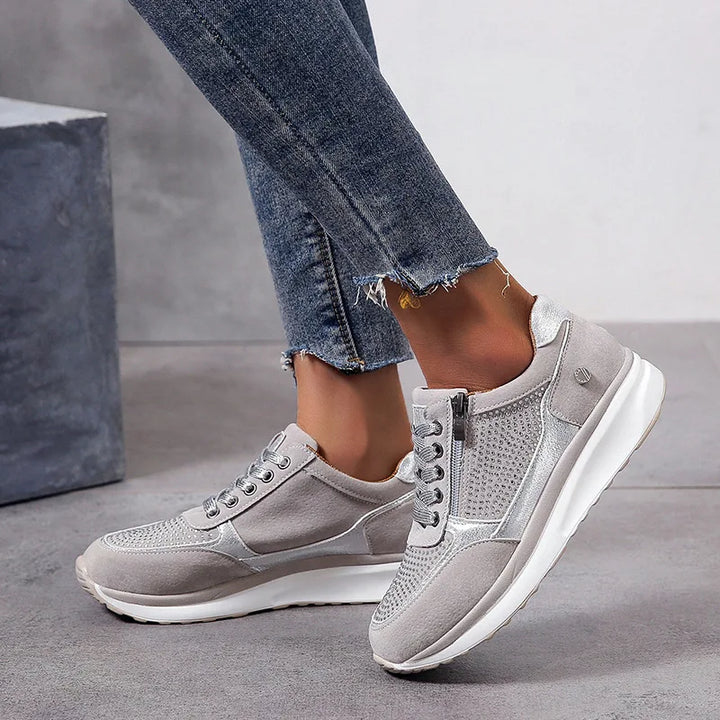 Mikka | Women’s Lace-Up Trainers for Everyday Support
