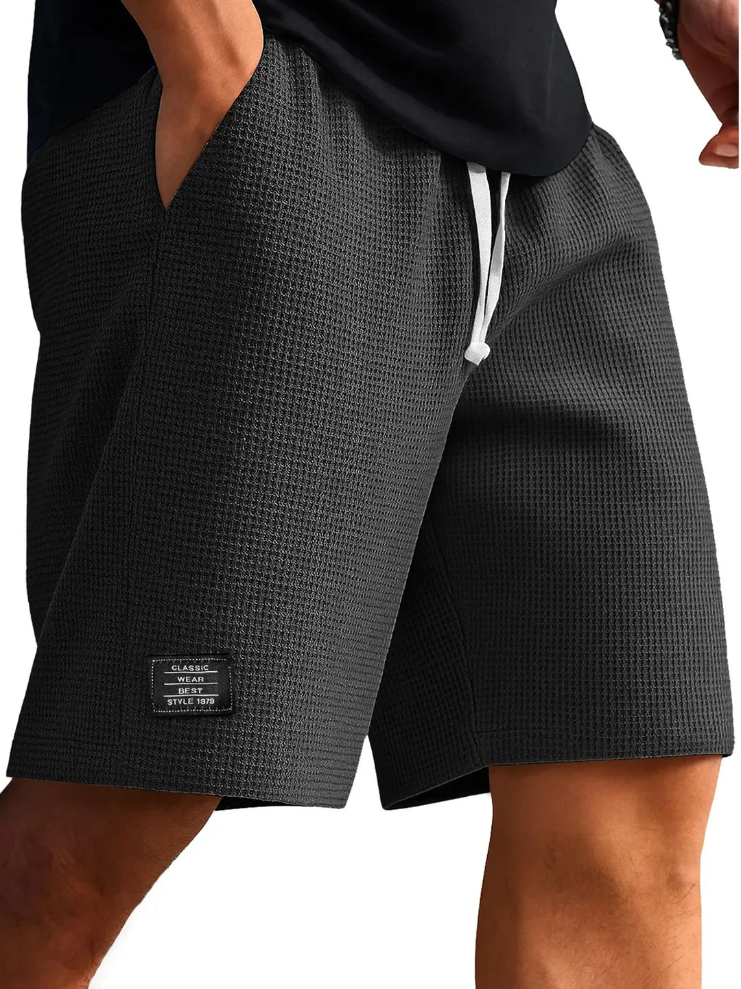 Rocco | Men’s Drawstring Shorts featuring Pattern Detail