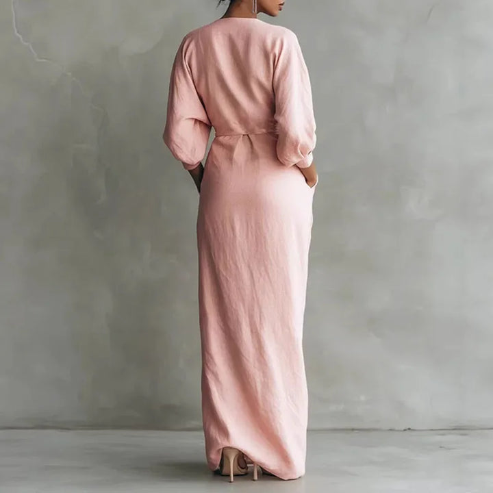Lucia | Women’s Maxi Dress in a Soft Wrap Shape