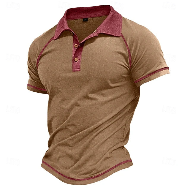 Kurt | Men’s Contrast-Trim Polo Shirt in a Defined Silhouette