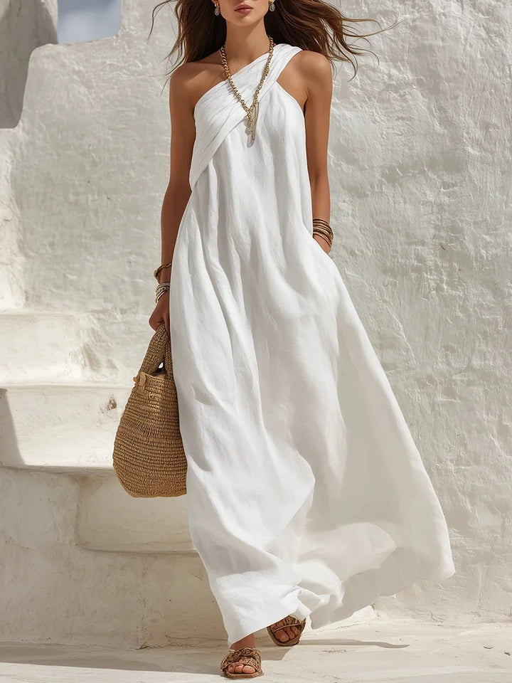 Sofia | Women’s Halter Maxi Dress for Easy Vacation
