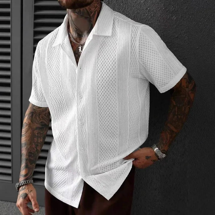 Ellis | Men’s Short Sleeve Shirt for Relaxed Refined Looks