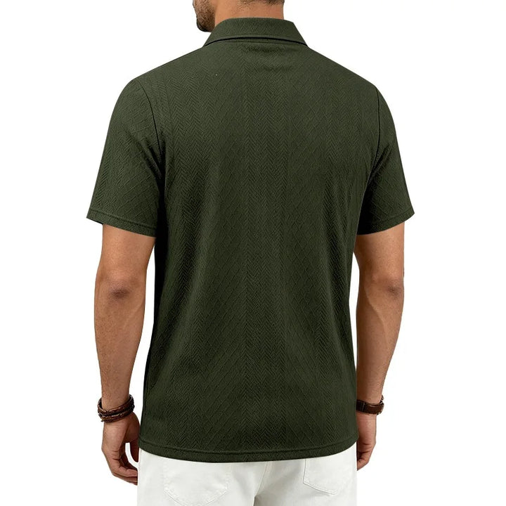 Arnold | Men’s Polo Shirt with Zip Chest Pocket