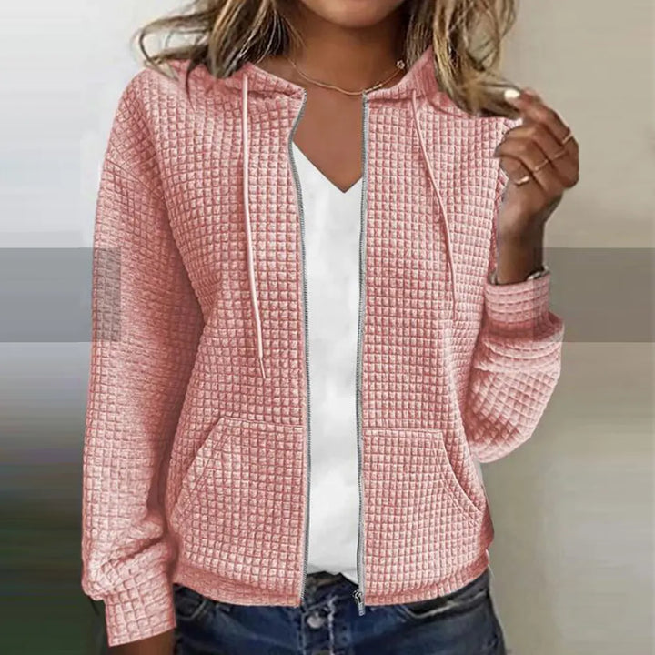 Briony | Women’s Zip-Up Hoodie with textured finish
