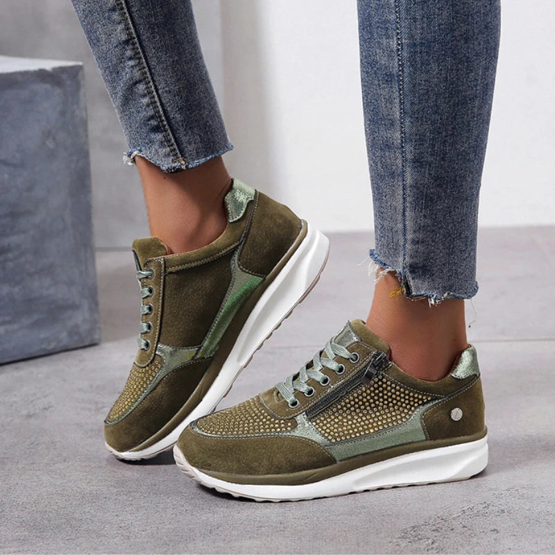 Mikka | Women’s Lace-Up Trainers for Everyday Support