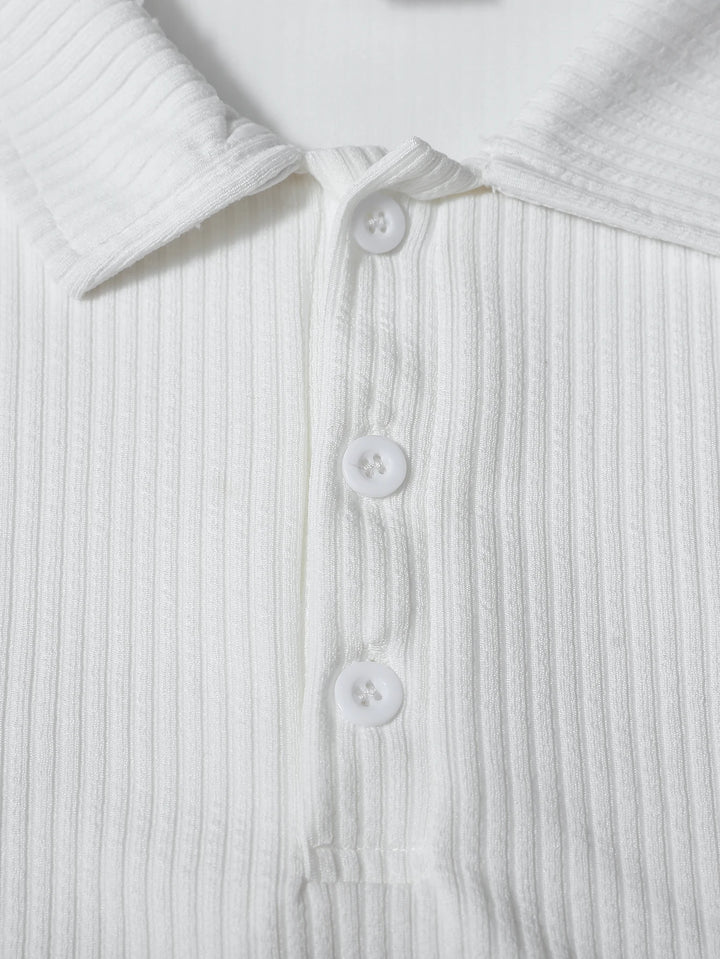 Valen | Men’s Long Sleeve Polo Shirt for Elegant Outfit Pairing