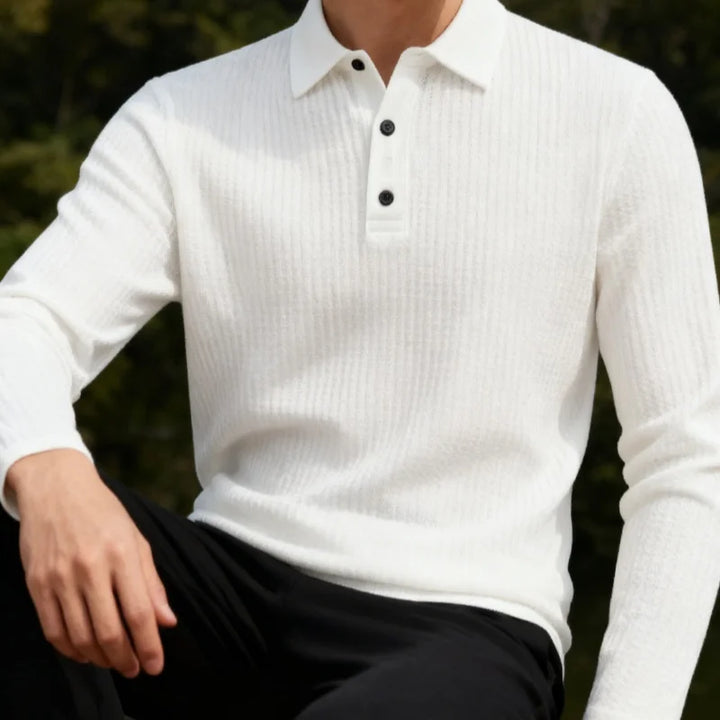 Trent | Men’s Long Sleeve Polo Shirt for Polished Casual Style