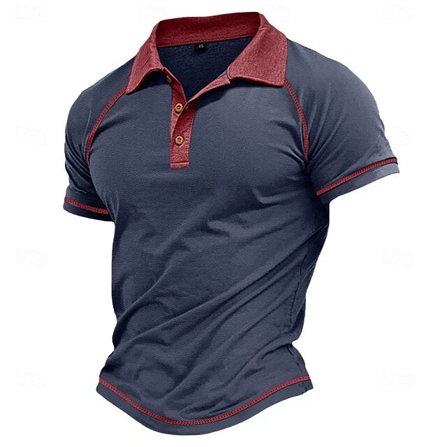 Kurt | Men’s Contrast-Trim Polo Shirt in a Defined Silhouette