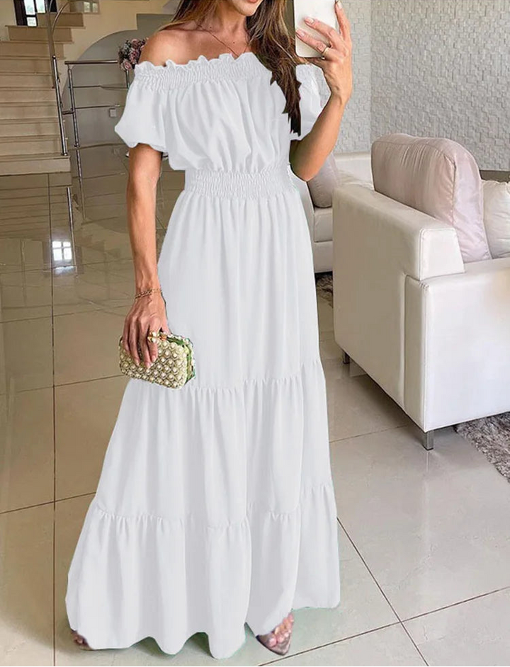 Edith | Women’s Off Shoulder Maxi Dress for Summer Occasions