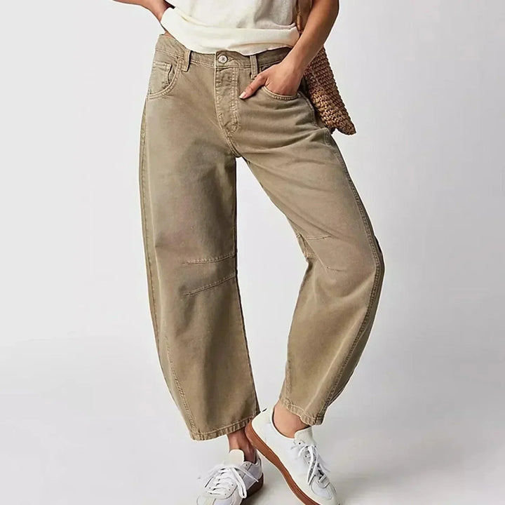 Kaelis | Women’s Straight Leg Trousers with Casual Fit