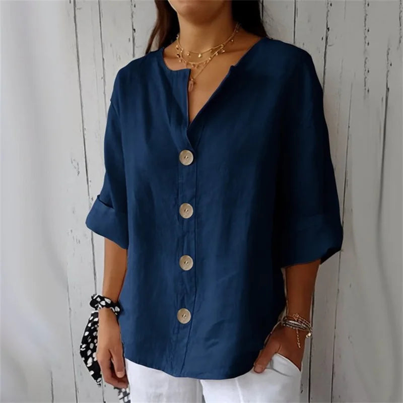 Ravenna | Women’s Button-Front Blouse in a Relaxed Fit