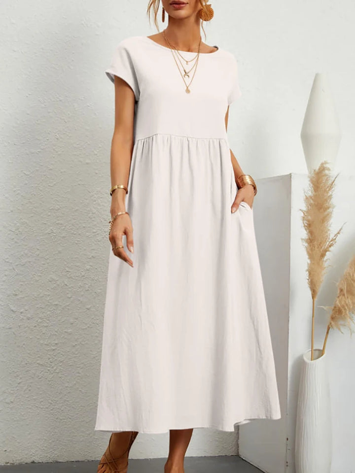 Larissa | Women’s Maxi Dress in a Soft Gathered Silhouette