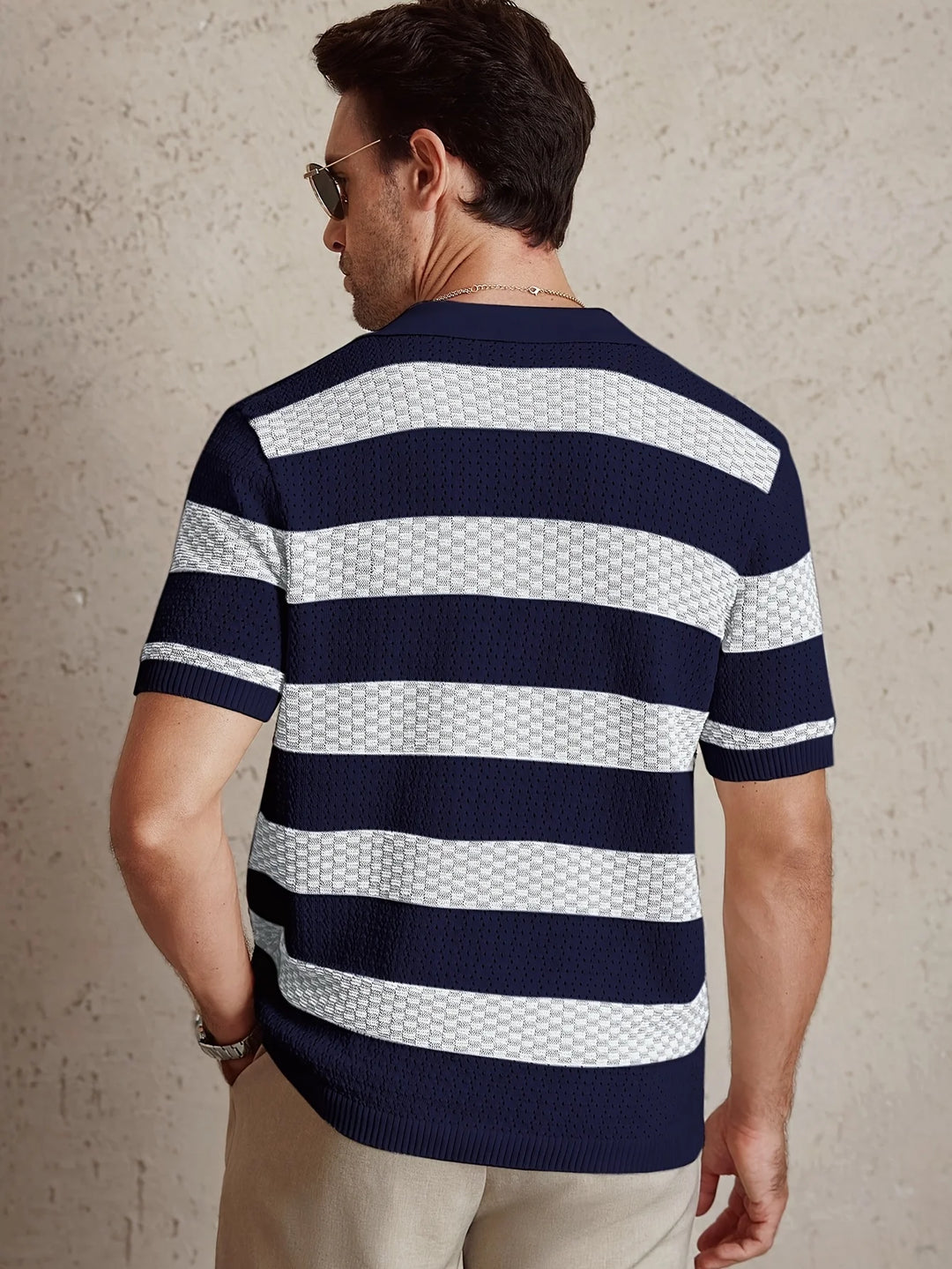 Orlando | Men’s Polo Shirt featuring a Striped Pattern