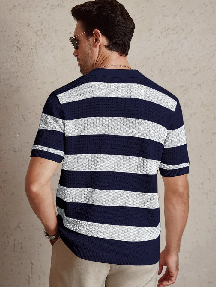 Orlando | Men’s Polo Shirt featuring a Striped Pattern