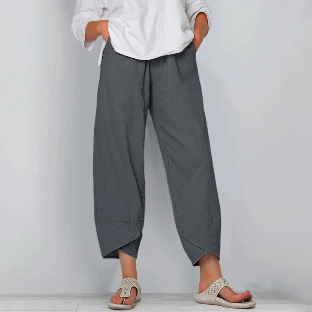 Lucille | Women’s Wide-Leg Trousers in a Relaxed Draped Shape