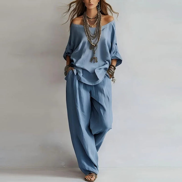 Delia | Women’s Two-Piece Set designed for Relaxed Styling