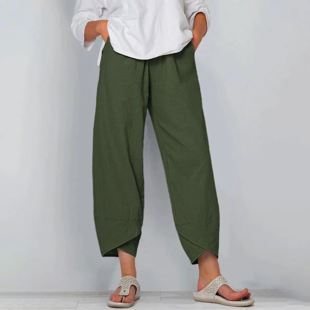 Lucille | Women’s Wide-Leg Trousers in a Relaxed Draped Shape