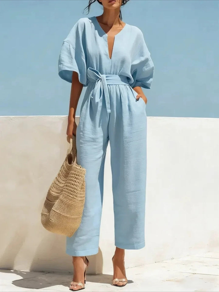 Aurette | Women’s Belted Jumpsuit for Relaxed Daywear
