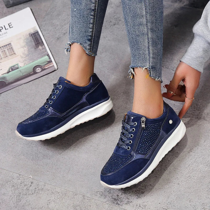 Mikka | Women’s Lace-Up Trainers for Everyday Support