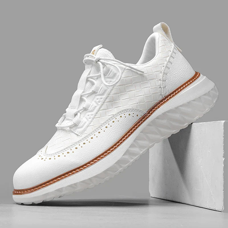 Axton | Men’s Trainers featuring Brogue-Style Structure