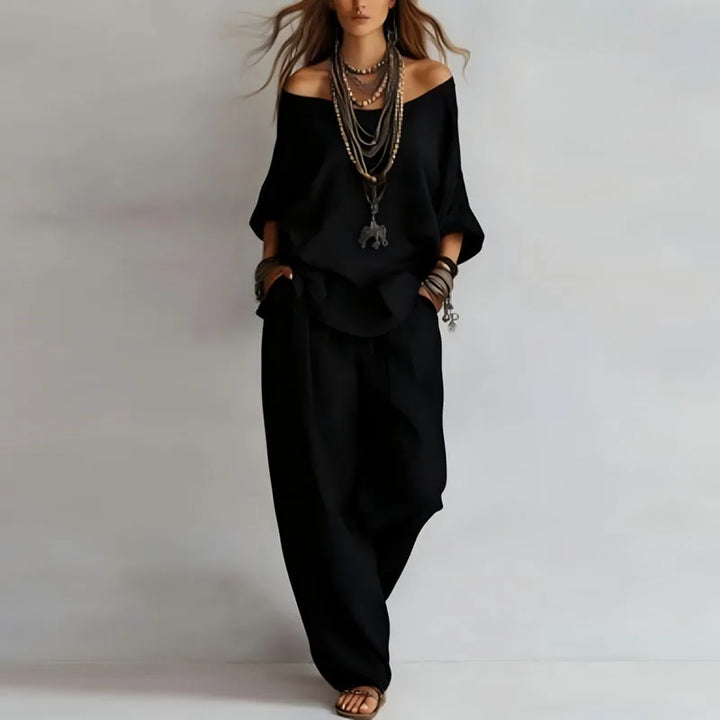 Delia | Women’s Two-Piece Set designed for Relaxed Styling