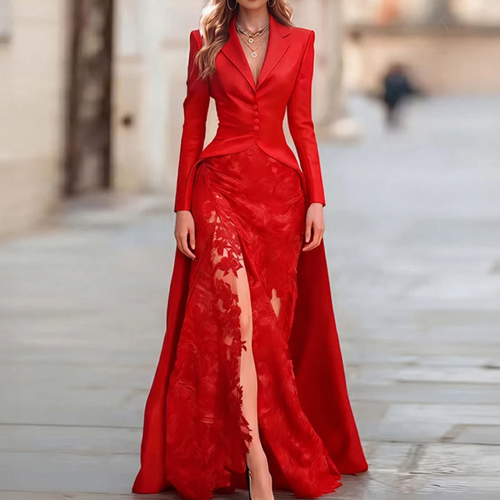 Wren | Women’s Blazer Maxi Dress for Statement Evening Wear