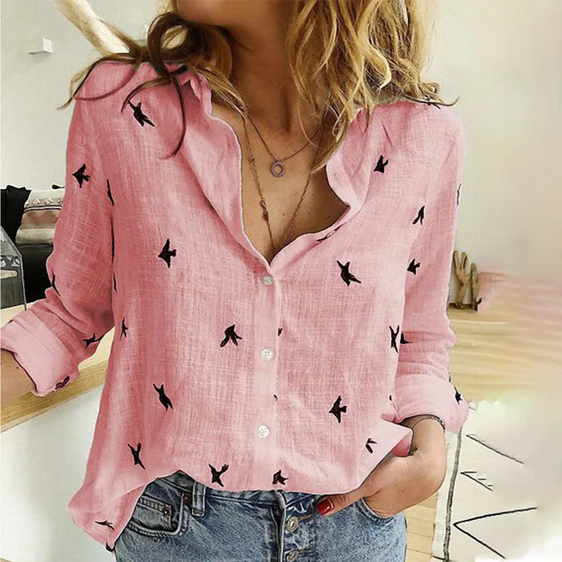 Ulani | Women’s Patterned Shirt for Chic Casual Assembly