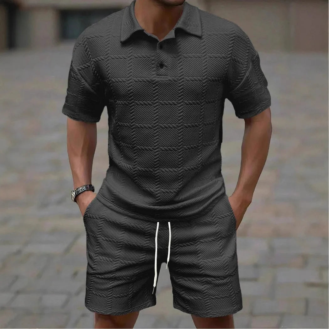 Kai | Men’s Polo Shirt and Shorts Set for Summer Comfort