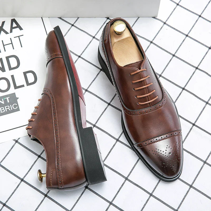 Vance | Men’s Oxford Shoes featuring Classic Cap Toe