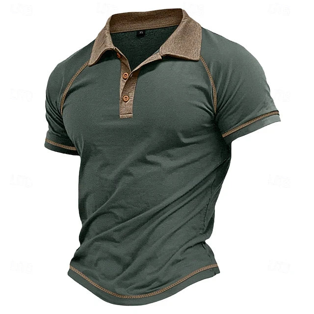 Kurt | Men’s Contrast-Trim Polo Shirt in a Defined Silhouette