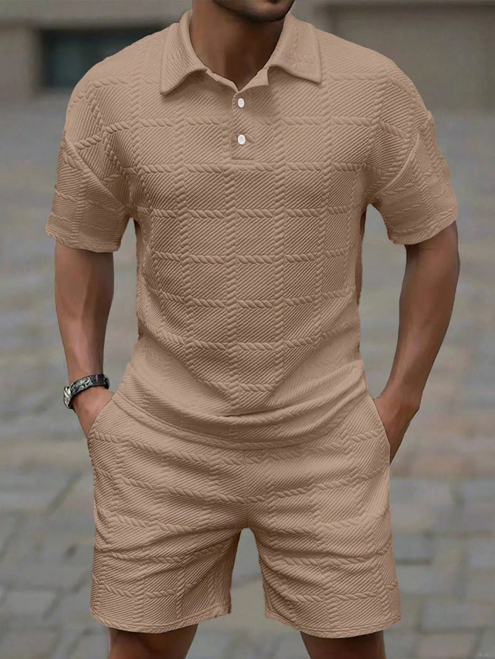 Kai | Men’s Polo Shirt and Shorts Set for Summer Comfort