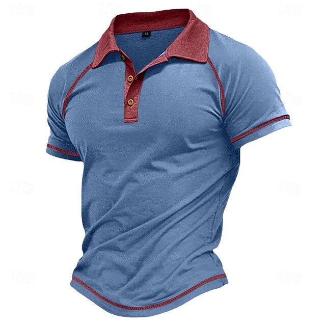 Kurt | Men’s Contrast-Trim Polo Shirt in a Defined Silhouette