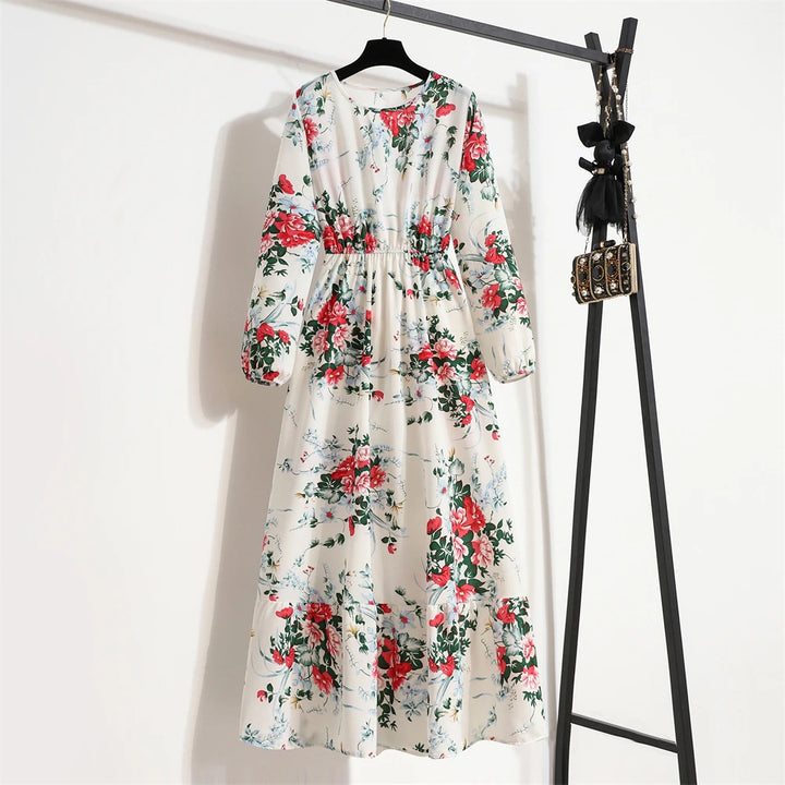 Raisa | Women’s Floral Dress with Button Front