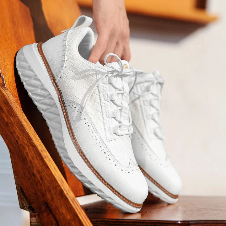 Axton | Men’s Trainers featuring Brogue-Style Structure